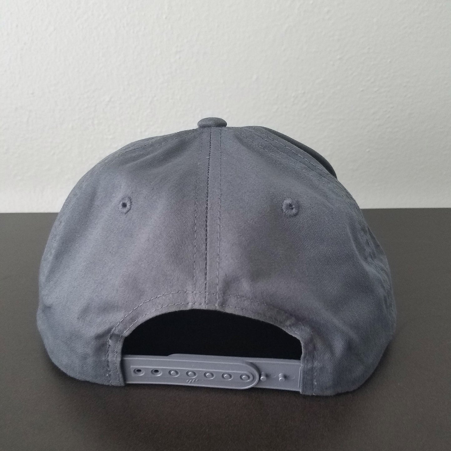 GR Snapback Hat - gray w/ white logo